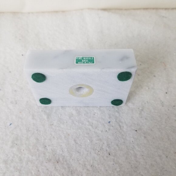 Vintage 1987 Girl Scouts USA 22 Cent USPS Stamp on marble base paperweight - Picture 6 of 6